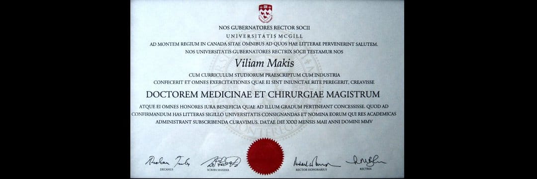 Doctor of Medicine & Master of Surgery (MDCM)